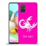 עקרב כיסוי מגן קשיח בעיצוב אישי עם השם שלך ל Samsung Galaxy A71 יחידה אחת סקרין מובייל