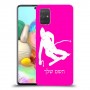 סקִי כיסוי מגן קשיח בעיצוב אישי עם השם שלך ל Samsung Galaxy A71 יחידה אחת סקרין מובייל