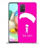 צניחה חופשית כיסוי מגן קשיח בעיצוב אישי עם השם שלך ל Samsung Galaxy A71 יחידה אחת סקרין מובייל