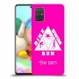 טריאתלון כיסוי מגן קשיח בעיצוב אישי עם השם שלך ל Samsung Galaxy A71 יחידה אחת סקרין מובייל
