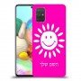 שמש כיסוי מגן קשיח בעיצוב אישי עם השם שלך ל Samsung Galaxy A71 יחידה אחת סקרין מובייל