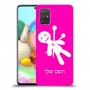 וודו כיסוי מגן קשיח בעיצוב אישי עם השם שלך ל Samsung Galaxy A71 יחידה אחת סקרין מובייל