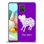 טלה כיסוי מגן קשיח בעיצוב אישי עם השם שלך ל Samsung Galaxy A71 יחידה אחת סקרין מובייל