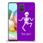 שלד כיסוי מגן קשיח בעיצוב אישי עם השם שלך ל Samsung Galaxy A71 יחידה אחת סקרין מובייל