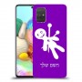 וודו כיסוי מגן קשיח בעיצוב אישי עם השם שלך ל Samsung Galaxy A71 יחידה אחת סקרין מובייל