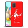 עכביש כיסוי מגן קשיח בעיצוב אישי עם השם שלך ל Samsung Galaxy A71 יחידה אחת סקרין מובייל