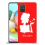 אישה אהבה כיסוי מגן קשיח בעיצוב אישי עם השם שלך ל Samsung Galaxy A71 יחידה אחת סקרין מובייל