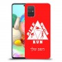 טריאתלון כיסוי מגן קשיח בעיצוב אישי עם השם שלך ל Samsung Galaxy A71 יחידה אחת סקרין מובייל