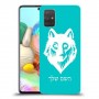 זאב כיסוי מגן קשיח בעיצוב אישי עם השם שלך ל Samsung Galaxy A71 יחידה אחת סקרין מובייל