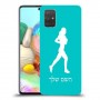 ג'וגלין - אישה כיסוי מגן קשיח בעיצוב אישי עם השם שלך ל Samsung Galaxy A71 יחידה אחת סקרין מובייל