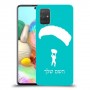 צניחה חופשית כיסוי מגן קשיח בעיצוב אישי עם השם שלך ל Samsung Galaxy A71 יחידה אחת סקרין מובייל