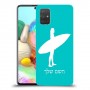 גלישה כיסוי מגן קשיח בעיצוב אישי עם השם שלך ל Samsung Galaxy A71 יחידה אחת סקרין מובייל