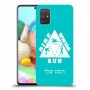 טריאתלון כיסוי מגן קשיח בעיצוב אישי עם השם שלך ל Samsung Galaxy A71 יחידה אחת סקרין מובייל