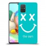 סמיילי כיסוי מגן קשיח בעיצוב אישי עם השם שלך ל Samsung Galaxy A71 יחידה אחת סקרין מובייל