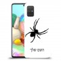 עכביש כיסוי מגן קשיח בעיצוב אישי עם השם שלך ל Samsung Galaxy A71 יחידה אחת סקרין מובייל