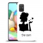 אישה אהבה כיסוי מגן קשיח בעיצוב אישי עם השם שלך ל Samsung Galaxy A71 יחידה אחת סקרין מובייל