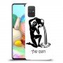 דלי כיסוי מגן קשיח בעיצוב אישי עם השם שלך ל Samsung Galaxy A71 יחידה אחת סקרין מובייל