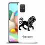 אריה כיסוי מגן קשיח בעיצוב אישי עם השם שלך ל Samsung Galaxy A71 יחידה אחת סקרין מובייל