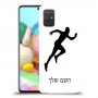 רץ כיסוי מגן קשיח בעיצוב אישי עם השם שלך ל Samsung Galaxy A71 יחידה אחת סקרין מובייל