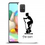 שוליים - אישה כיסוי מגן קשיח בעיצוב אישי עם השם שלך ל Samsung Galaxy A71 יחידה אחת סקרין מובייל