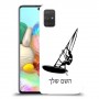 גלישת מפרש כיסוי מגן קשיח בעיצוב אישי עם השם שלך ל Samsung Galaxy A71 יחידה אחת סקרין מובייל