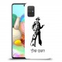 מערב פרוע - קאובוי כיסוי מגן קשיח בעיצוב אישי עם השם שלך ל Samsung Galaxy A71 יחידה אחת סקרין מובייל