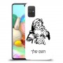 סנטה קלאוס כיסוי מגן קשיח בעיצוב אישי עם השם שלך ל Samsung Galaxy A71 יחידה אחת סקרין מובייל