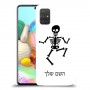 שלד כיסוי מגן קשיח בעיצוב אישי עם השם שלך ל Samsung Galaxy A71 יחידה אחת סקרין מובייל
