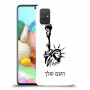 פסל החירות כיסוי מגן קשיח בעיצוב אישי עם השם שלך ל Samsung Galaxy A71 יחידה אחת סקרין מובייל
