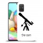 טלסקופ כיסוי מגן קשיח בעיצוב אישי עם השם שלך ל Samsung Galaxy A71 יחידה אחת סקרין מובייל