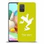 צפרדע טרופית כיסוי מגן קשיח בעיצוב אישי עם השם שלך ל Samsung Galaxy A71 יחידה אחת סקרין מובייל