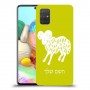 טלה כיסוי מגן קשיח בעיצוב אישי עם השם שלך ל Samsung Galaxy A71 יחידה אחת סקרין מובייל