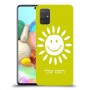 שמש כיסוי מגן קשיח בעיצוב אישי עם השם שלך ל Samsung Galaxy A71 יחידה אחת סקרין מובייל