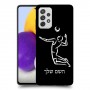 שחקן כדורעף כיסוי מגן קשיח בעיצוב אישי עם השם שלך ל Samsung Galaxy A72 יחידה אחת סקרין מובייל