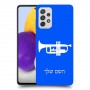 חצוצרה כיסוי מגן קשיח בעיצוב אישי עם השם שלך ל Samsung Galaxy A72 יחידה אחת סקרין מובייל