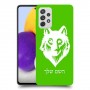 זאב כיסוי מגן קשיח בעיצוב אישי עם השם שלך ל Samsung Galaxy A72 יחידה אחת סקרין מובייל