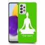 יוגה כיסוי מגן קשיח בעיצוב אישי עם השם שלך ל Samsung Galaxy A72 יחידה אחת סקרין מובייל