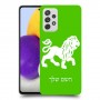 אריה כיסוי מגן קשיח בעיצוב אישי עם השם שלך ל Samsung Galaxy A72 יחידה אחת סקרין מובייל