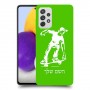 ילד סקייטבורד כיסוי מגן קשיח בעיצוב אישי עם השם שלך ל Samsung Galaxy A72 יחידה אחת סקרין מובייל