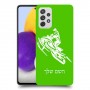 אופנוע שלג כיסוי מגן קשיח בעיצוב אישי עם השם שלך ל Samsung Galaxy A72 יחידה אחת סקרין מובייל