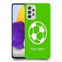 כדורגל - כדור כיסוי מגן קשיח בעיצוב אישי עם השם שלך ל Samsung Galaxy A72 יחידה אחת סקרין מובייל