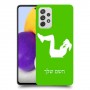 אימון ספורט - אישה כיסוי מגן קשיח בעיצוב אישי עם השם שלך ל Samsung Galaxy A72 יחידה אחת סקרין מובייל