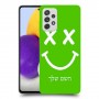 סמיילי כיסוי מגן קשיח בעיצוב אישי עם השם שלך ל Samsung Galaxy A72 יחידה אחת סקרין מובייל