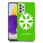 שלג כיסוי מגן קשיח בעיצוב אישי עם השם שלך ל Samsung Galaxy A72 יחידה אחת סקרין מובייל