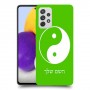 סמל יינג יאנג - סין כיסוי מגן קשיח בעיצוב אישי עם השם שלך ל Samsung Galaxy A72 יחידה אחת סקרין מובייל