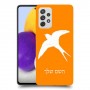 ציפור לבלוע כיסוי מגן קשיח בעיצוב אישי עם השם שלך ל Samsung Galaxy A72 יחידה אחת סקרין מובייל