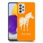 זברה כיסוי מגן קשיח בעיצוב אישי עם השם שלך ל Samsung Galaxy A72 יחידה אחת סקרין מובייל
