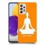 יוגה כיסוי מגן קשיח בעיצוב אישי עם השם שלך ל Samsung Galaxy A72 יחידה אחת סקרין מובייל