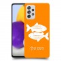 דגים כיסוי מגן קשיח בעיצוב אישי עם השם שלך ל Samsung Galaxy A72 יחידה אחת סקרין מובייל