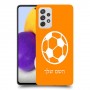 כדורגל - כדור כיסוי מגן קשיח בעיצוב אישי עם השם שלך ל Samsung Galaxy A72 יחידה אחת סקרין מובייל